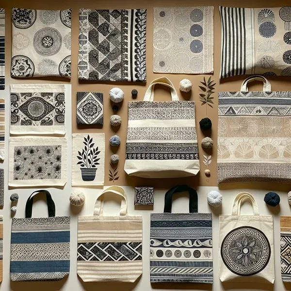 Umelecké a kreatívne plátené tašky