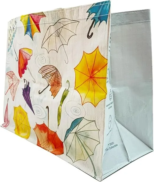 O opakovane použiteľné nákupné tašky s potravinami mimoriadne odolné viacnásobné používanie veľkých štýlových zábavy zložených vodotesných totes