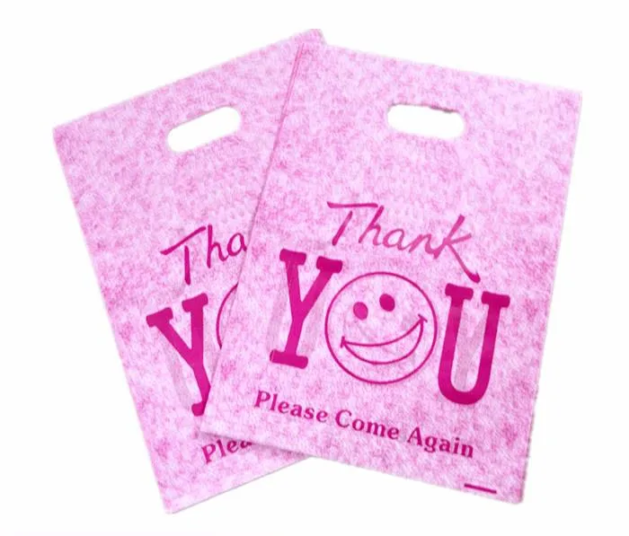 HDPE LDPE PE plastu Vysekávané rukoväť tašky na nákupy