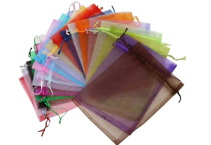 Factory Lacné Svadobné Candy Organza darčekové tašky