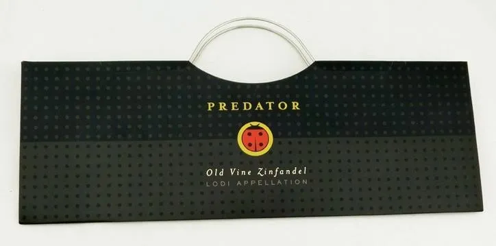 Čína horúce predaj vysoko kvalitné kovové rukoväte víno obaly papierové vrecko