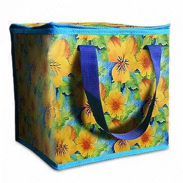 Čína manufaktúry prispôsobené horúce predaj vysoko kvalitné propagačné laminované tkané PP hliníková fólia izolované obed Chladiaca taška