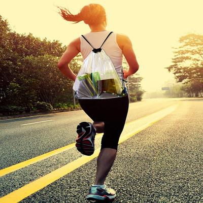 Priehľadný batoh z PVC