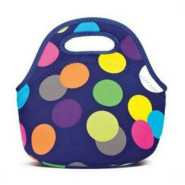 Neoprénové izolované deti roztomilé kreslené jasné obed Chladiaca taška