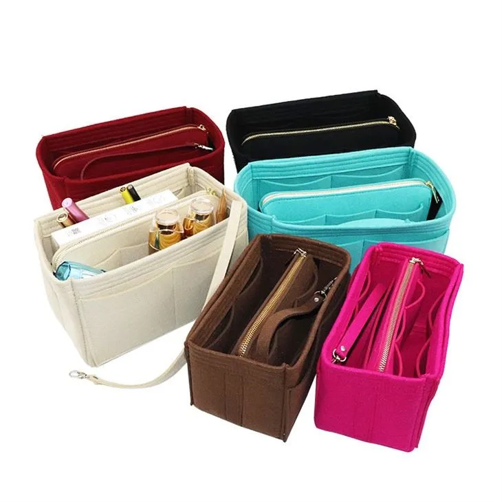 Plstená kozmetická taška