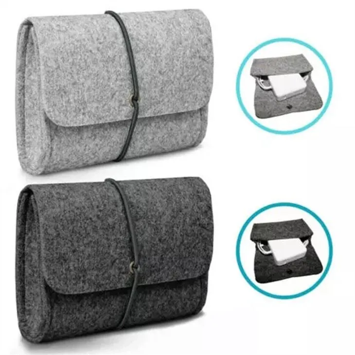 Vlnená kabelka z plsti