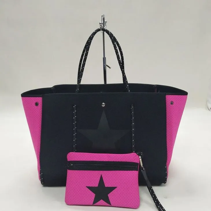 Zamatová neoprénová plážová taška